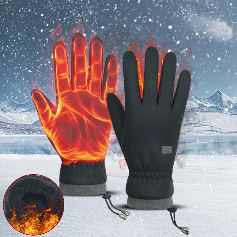 AliExpress UK Winter Cycling Gloves for Men Women Warm Biking Glove for Riding Bicycle Gloves Waterproof