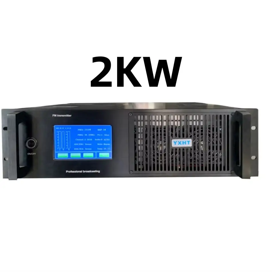 

YXHT-2, 2KW Stereo Broadcast Equipment For School, Church, Radio Stations