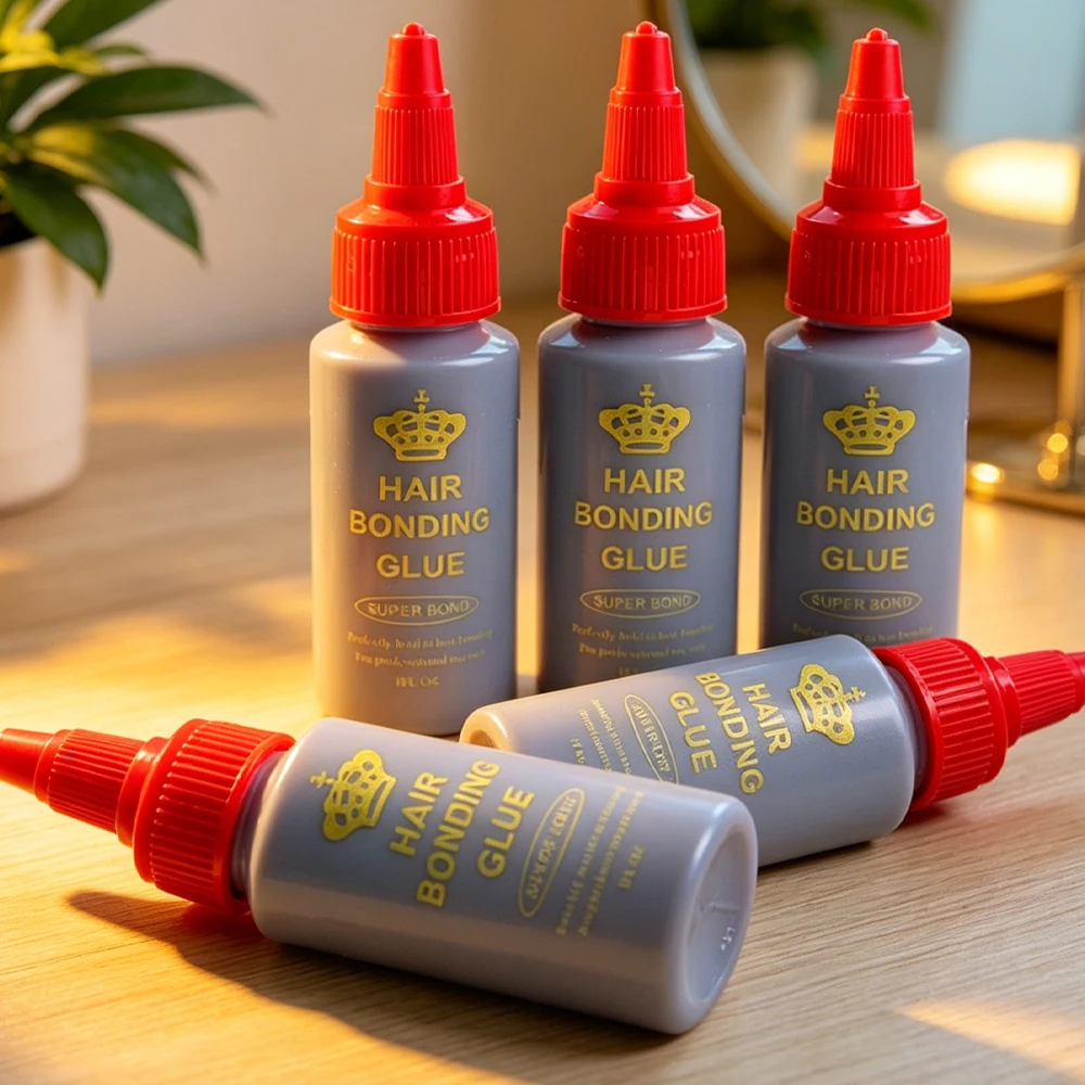 1/2/3/4/5pcs Hair Bonding Glue 30ml Super Strong Hold Adhesive For Salon Professional Hair Wig Bonding Glue
