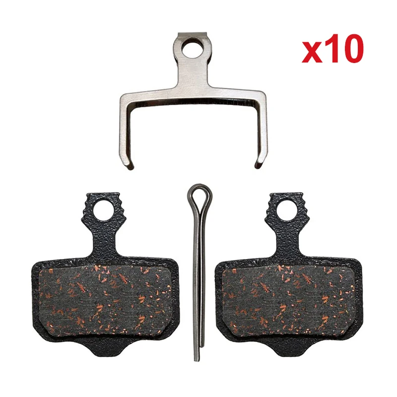 10 Pairs Bicycle Disc Brake Pads for Avid Elixir R/CR/CR MAG/E1/3/5/7/9 Sram X0 XX DB1/3/5 MTB Bike Semi-Metallic Braking Pads