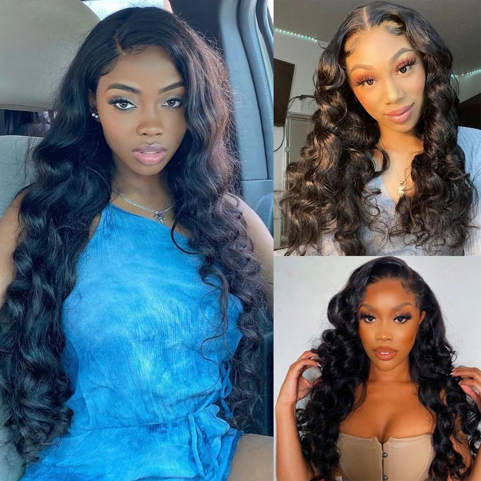 12A Loose Wave Bundles With Frontal 13*4 Ear To Ear Malaysian Virgin Human Hair 3 Bundles With Lace Closure Loose Deep Wave Hair