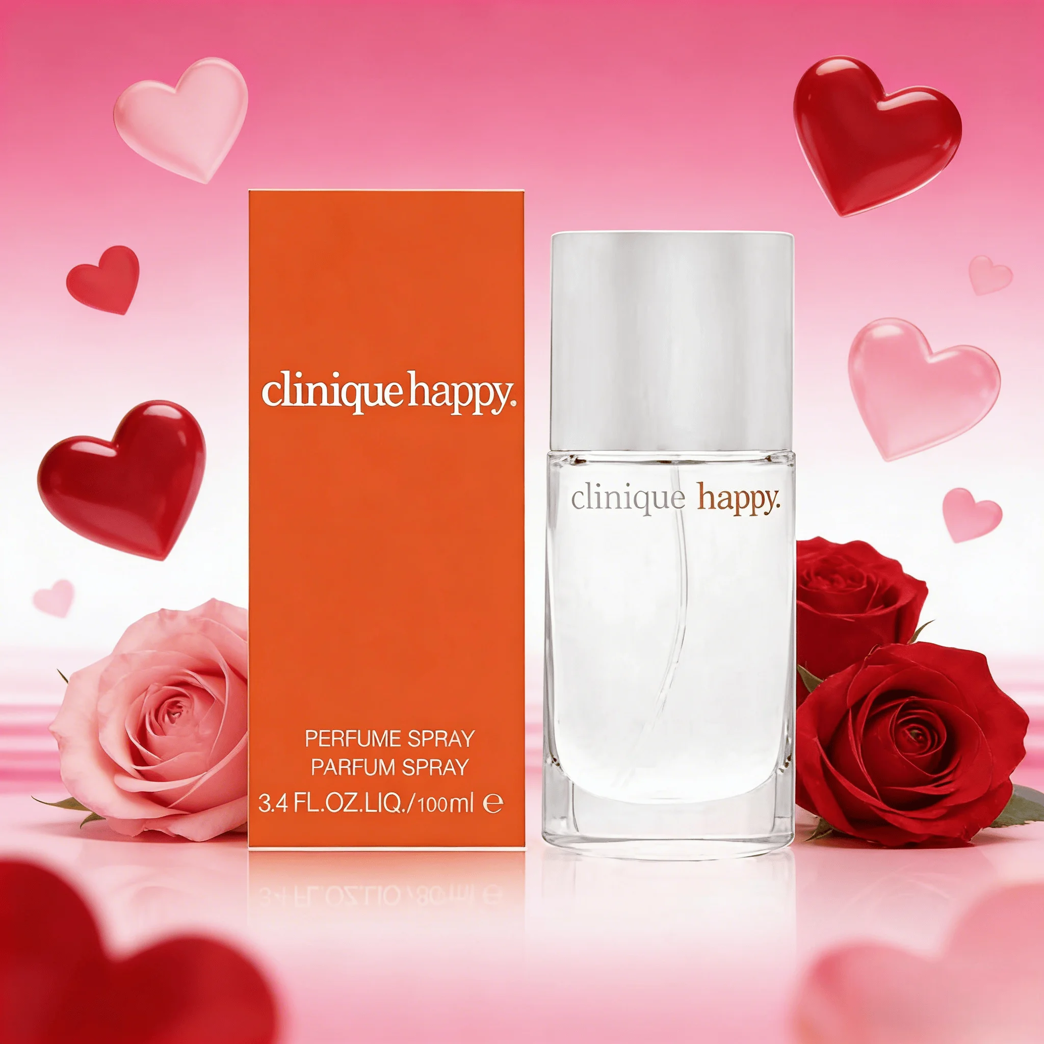 

Happy by Clinique Eau De Parfum Spray 100ml/3.4 oz for Women Happy by Clinique Eau De Parfum Spray for Women