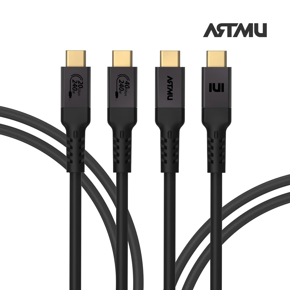 Artmu certification USB4 240W EPR 40Gbps 20Gbps cable