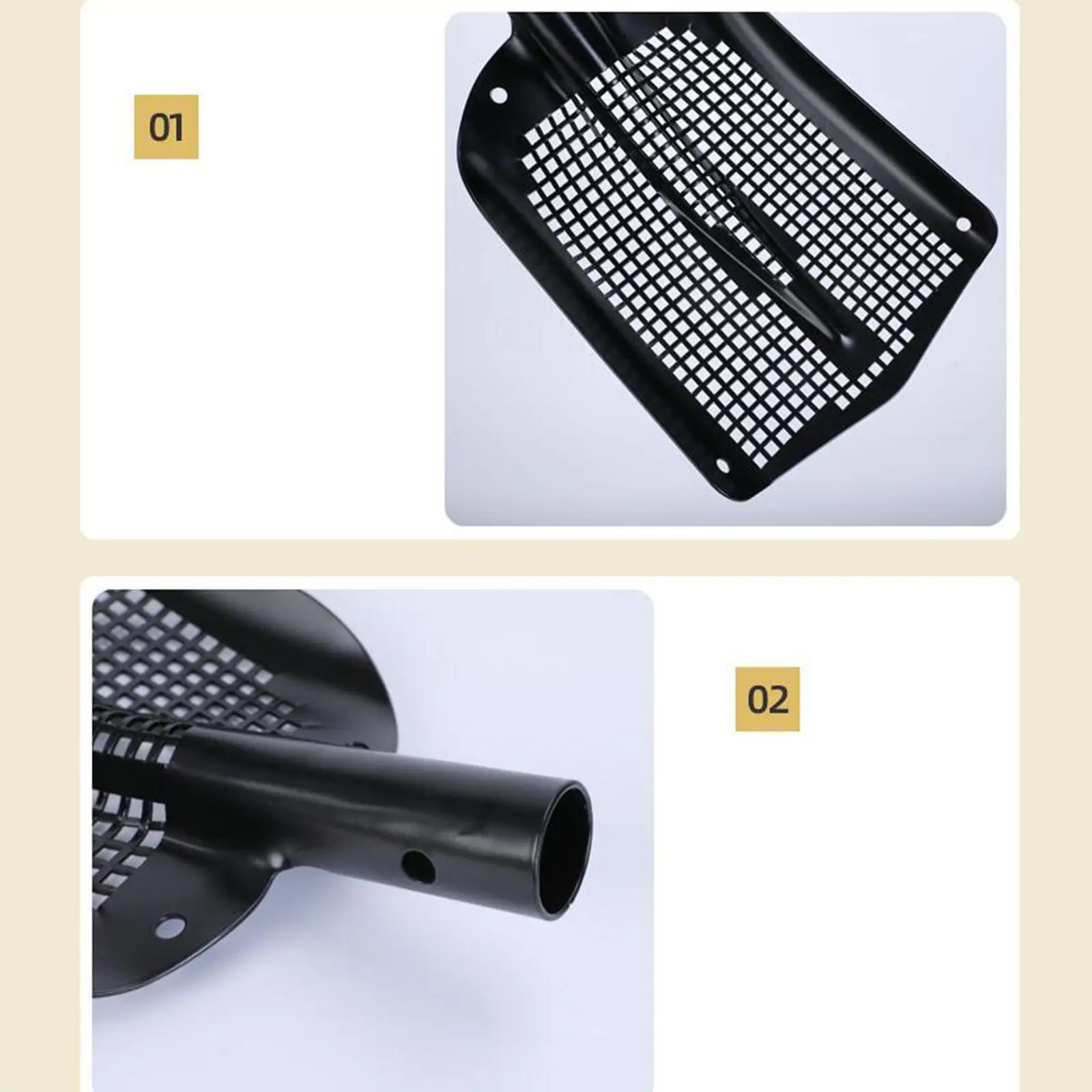 Pala para tamizar arena, herramienta de jardinería ligera, pala para arena, pala para arena para jardinería, limpieza de arena para gatos, gallinero