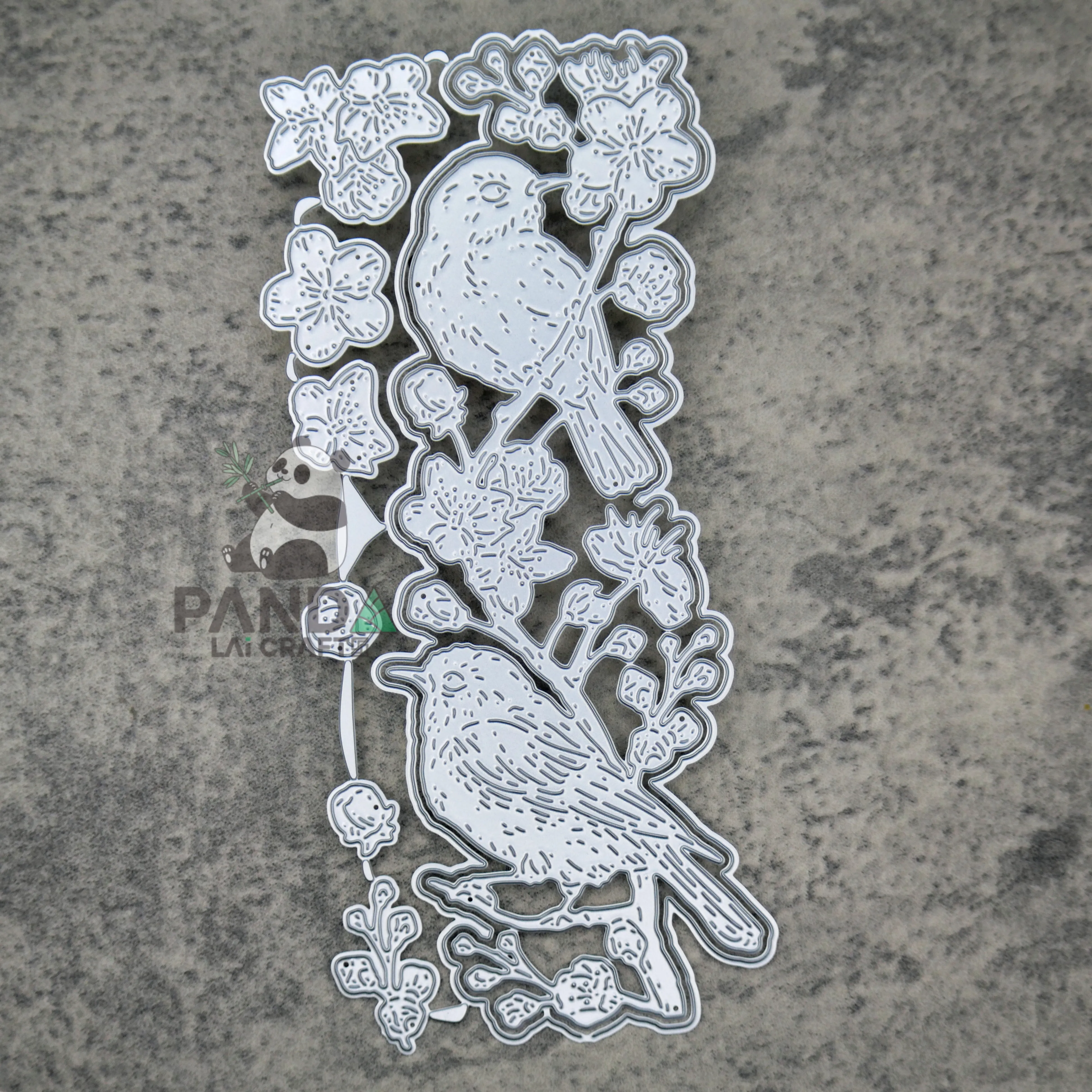 PANDALAI Birds Morning Call Die Set Metal Cutting Dies DIY Album Decorative Embossing Paper Card Crafts Blade Punch Stencils