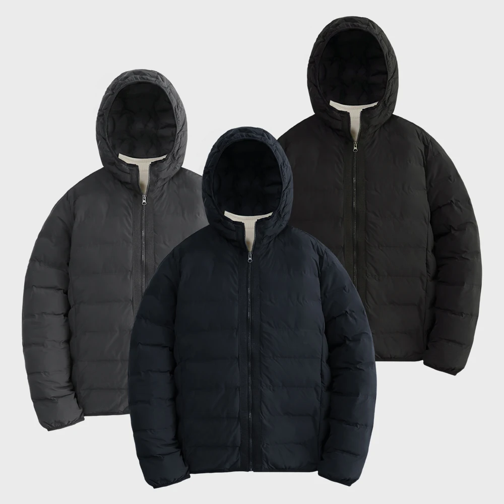 Men's Sim Full-up Hoods Short-Weight Padded jumper Jacket