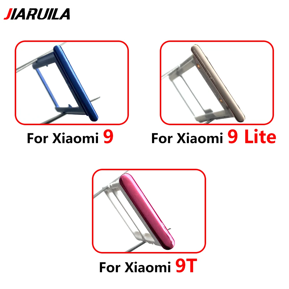 SIM Card Slot Tray For Xiaomi Mi 9T 9 Lite Micro SD Reader Holder Sim Card Socket Adapter Replacement Parts