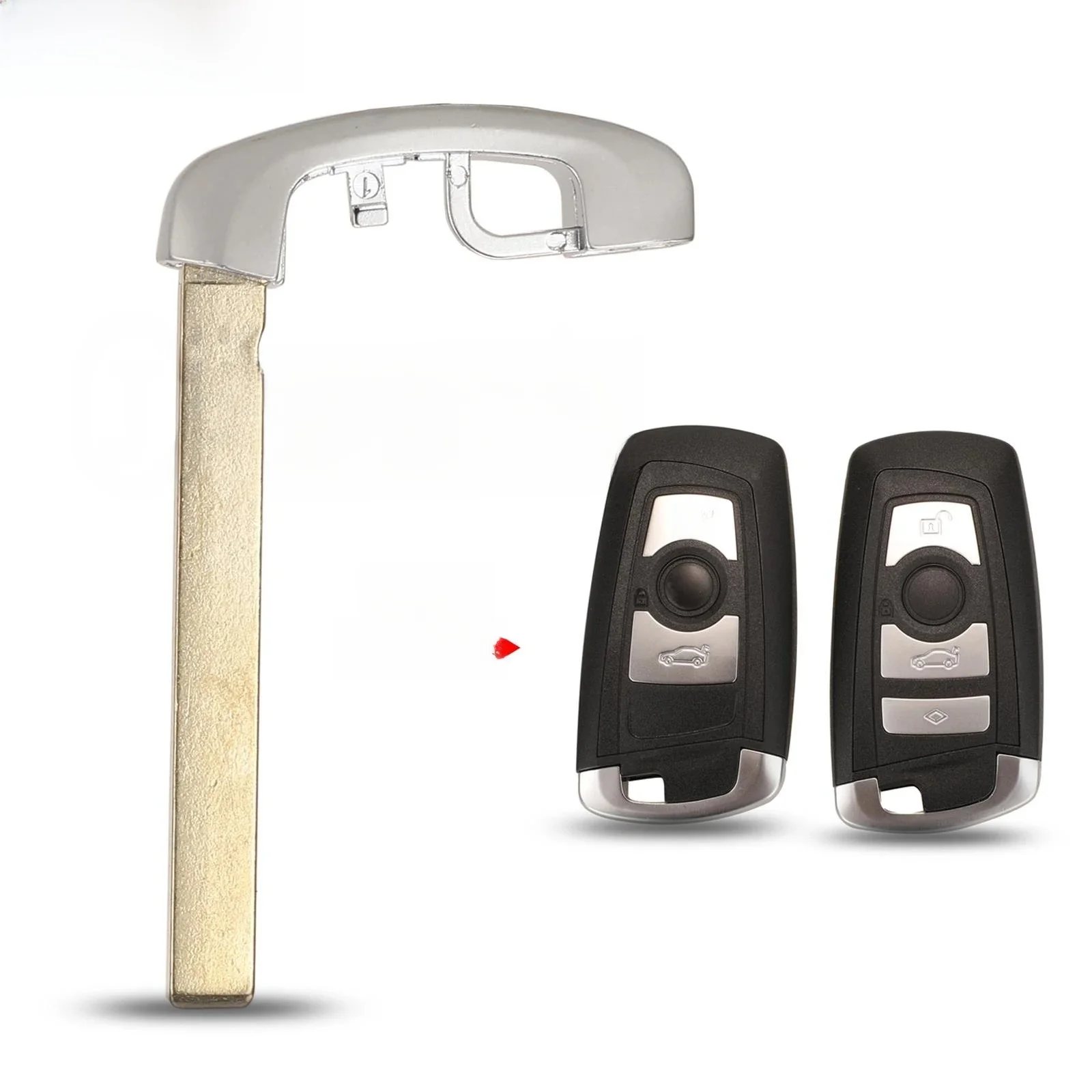 Jingyuqin-Lame de clé de voiture à distance pour BMW, remplacement vierge, Fob, F10, F20, F30, Z4 Bronchbery Tage, Dallas, M2, M3, E90