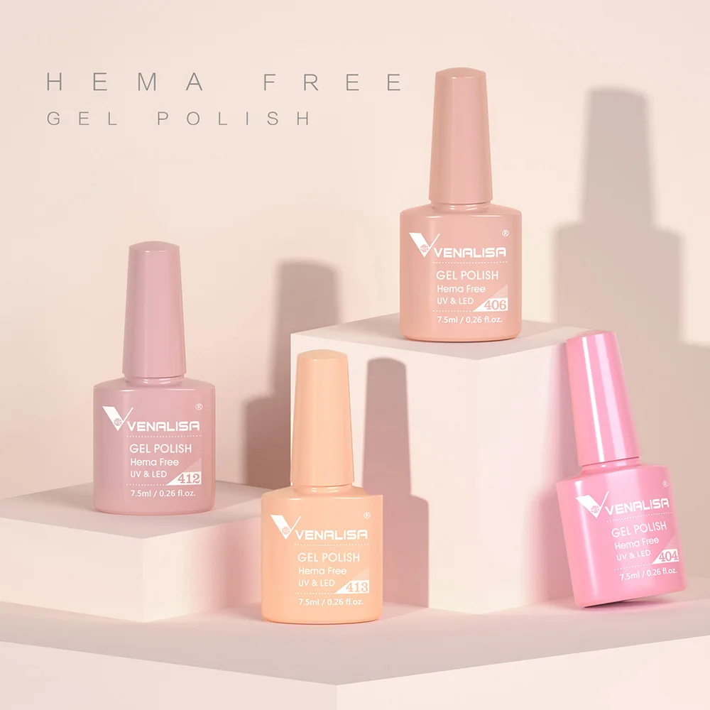 VENALISA Nagelgel-Nagellack VIP4 Neu 7,5 ml Hema Free Semi Permanent Soak Off UVLED Nagelgel-Lack Wunderschöne Farbe Nagelgel-Lack – Detail 14