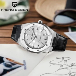 PAGANI DESIGN Brand Business Man's Mechanical Watch 40MM Sapphire Glass NH35A Stainless Steel Waterproof Clock Relogio Masculino