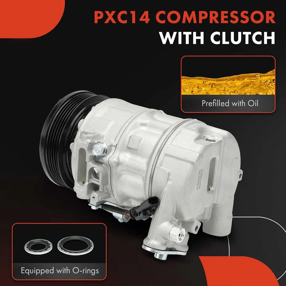 

AC Air Conditioning Conditioner CompressorCompatible with Chevrolet Cruze 2016 2017 2018 1.4L