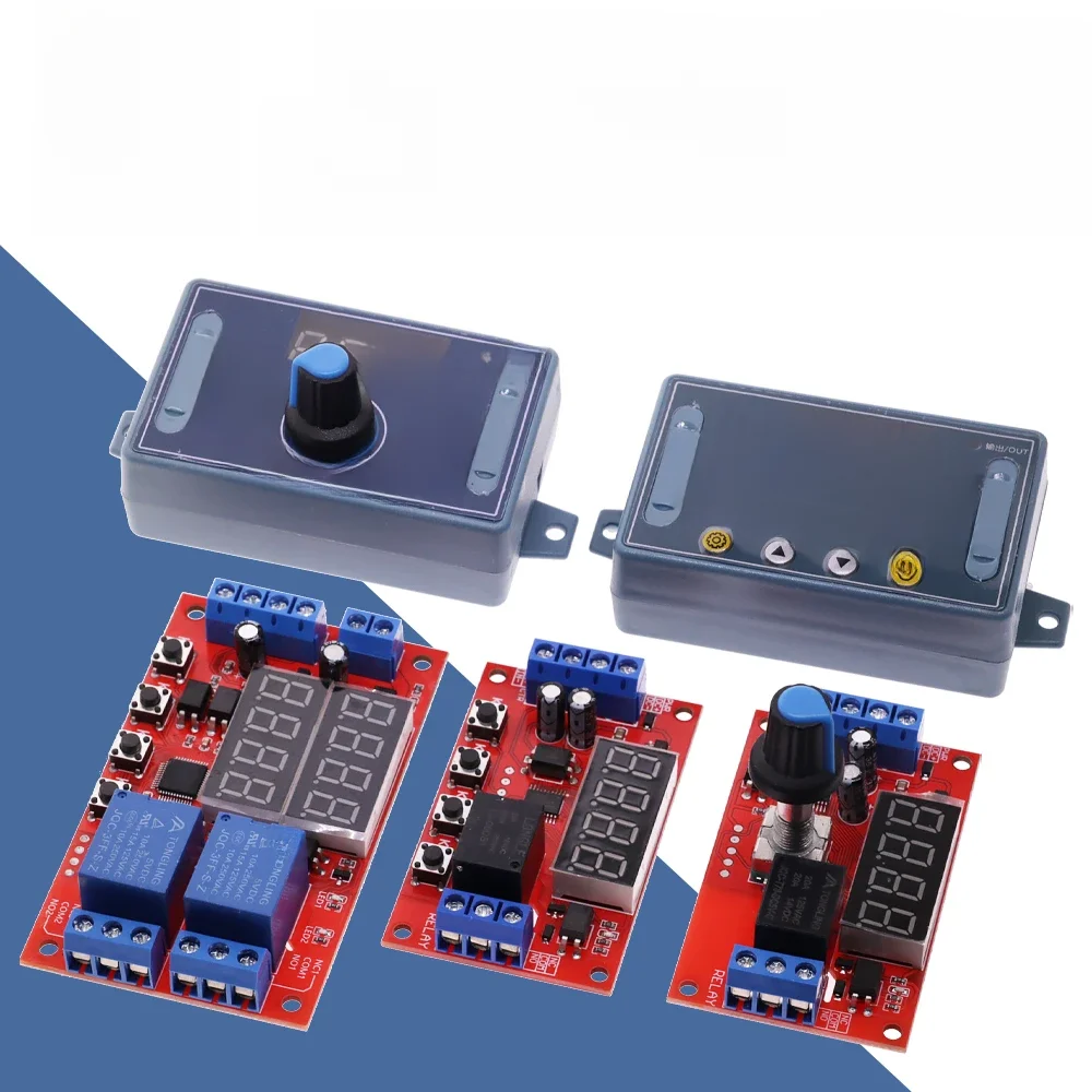 AliExpress NONE DC 5V 12V 24V 10A Adjustable Time Delay Relay Module 32 52 Modes LED Digital Timming Trigger Timer Control Switch Pulse Cycle