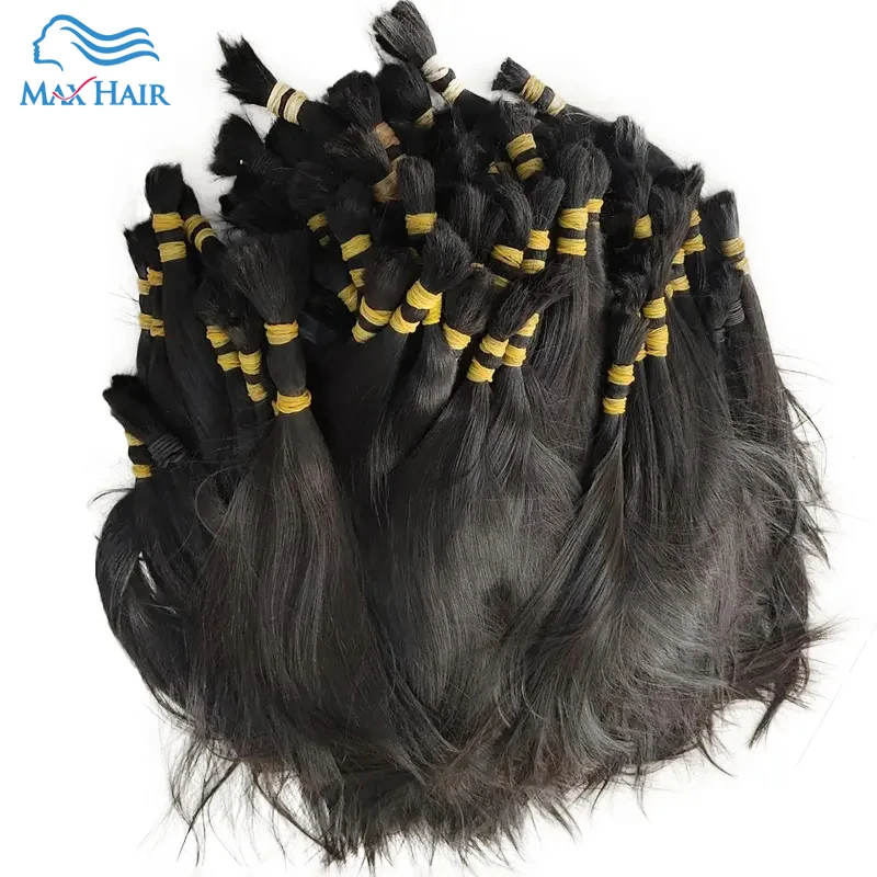 

Cabelo humano No Weft Unprocessed Vietnamese Human Hair Extensions Hair Bulk Braiding Staright Hair 100% Natural Human