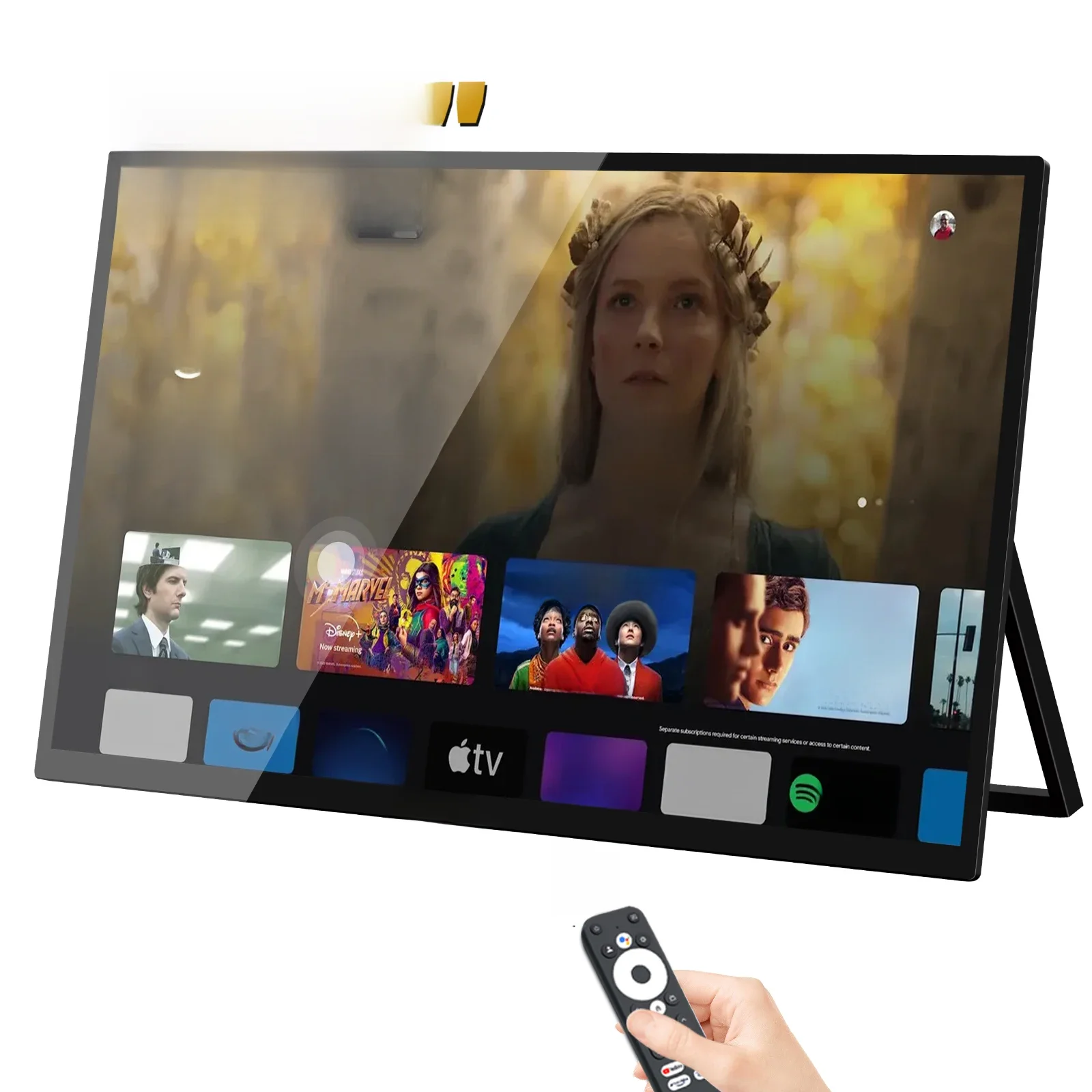 Zeuslap 18.5 inch Smart TV Portable Touch Screen Monitor with Google TV For Mini PC Laptop Phone Xbox PS4 PS5 Switch