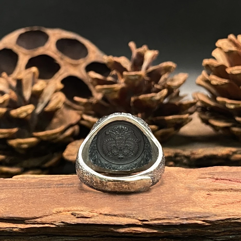 925 Sterling Silber Christlich – Mens Signet Ring Bewertung und Preis