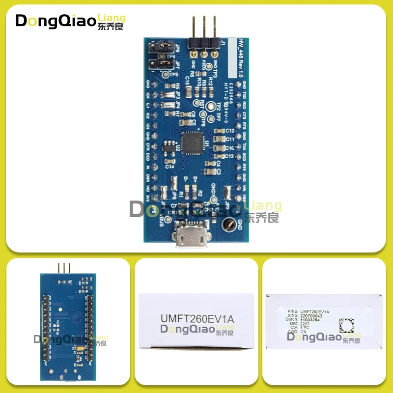 FTDI Genuine In-Stock UMFT260EV1A FT260 Development Module: HID-Class USB to UART and I2C