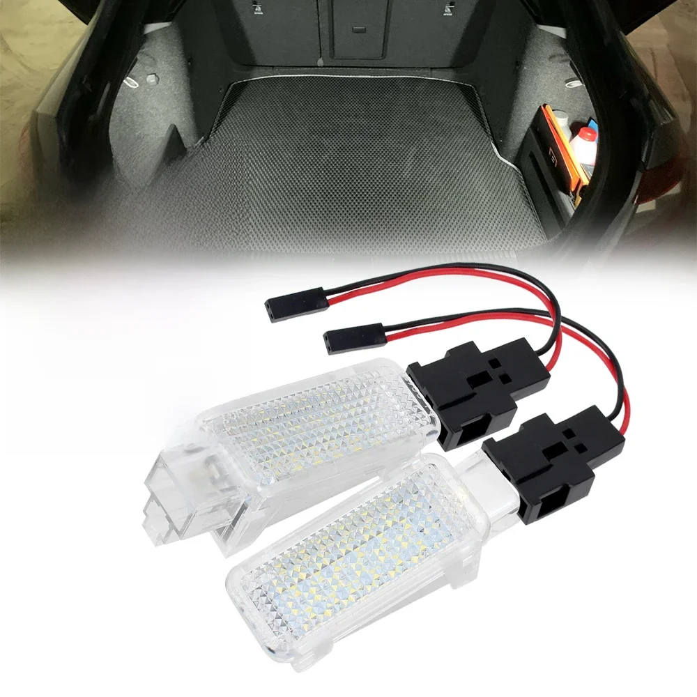 Lampka bagażnika 12V do Skoda Kodiaq Octavia Mk2 MK3 2 3 Fabia MK1 do wnętrza samochodu lampa akcesoria samochodowe LED — zdjęcie 2