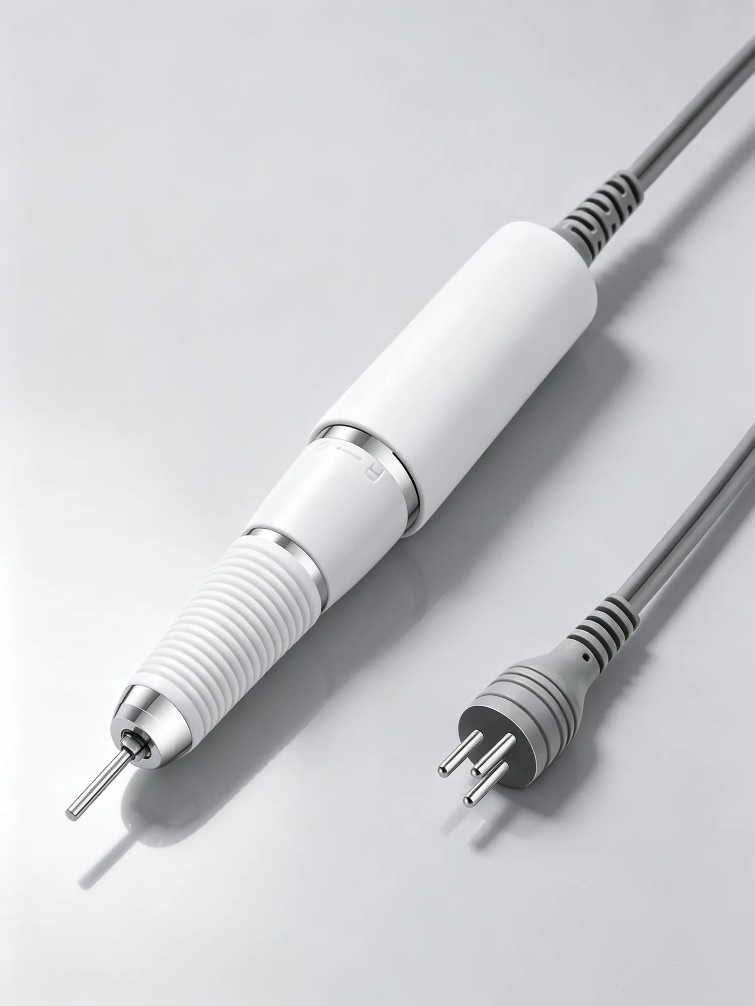 Makartt 30000RPM Replacement Handpiece for Up200 Nail Drill Machine - 3 Pins White, Professional E File for Acrylic Gel Removal