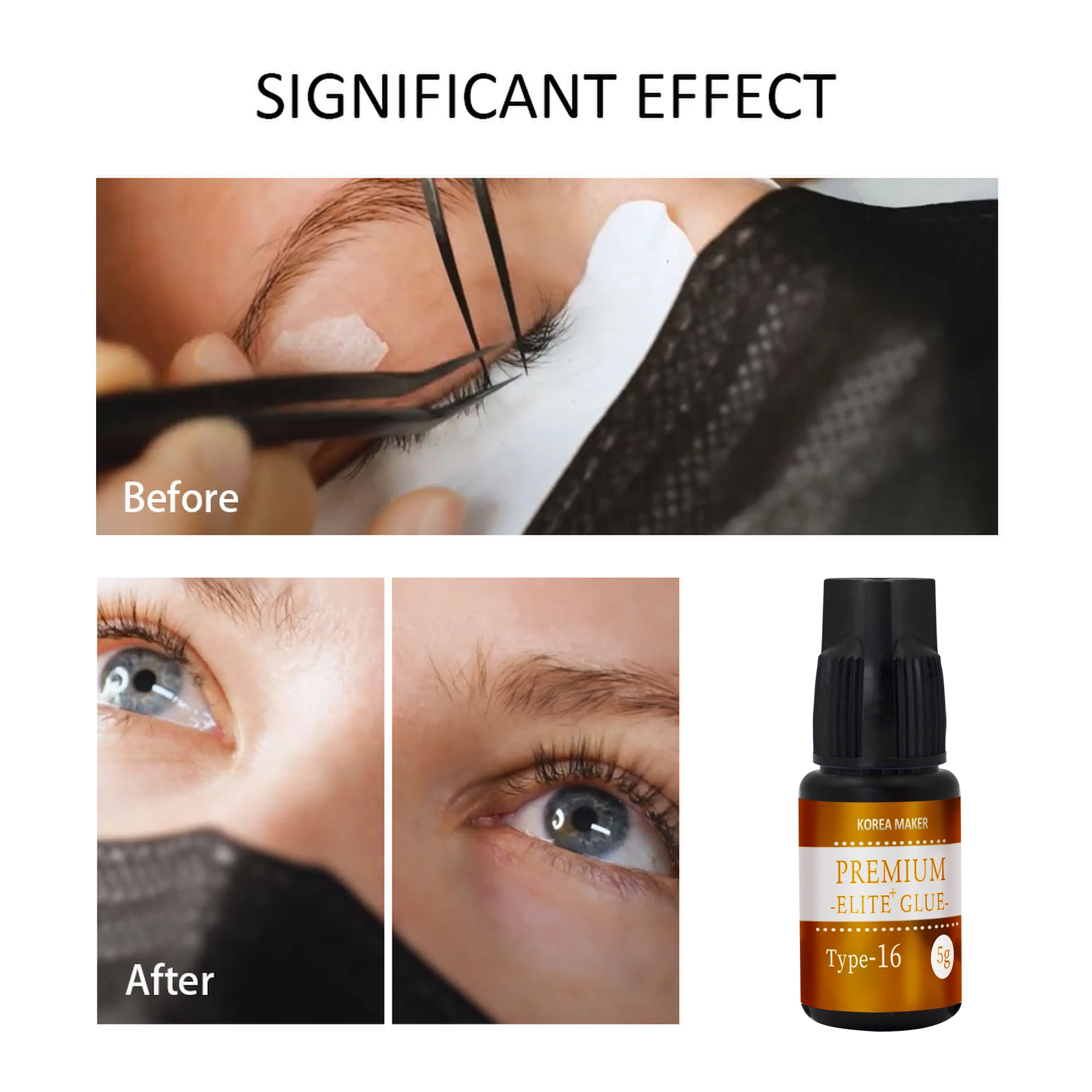 Korea Simei HS Glue 1 Sec HS 16 Premium Elite Eyelash Extension GLue Cola Elite HS 16 Glue For Lash Extension Supplies