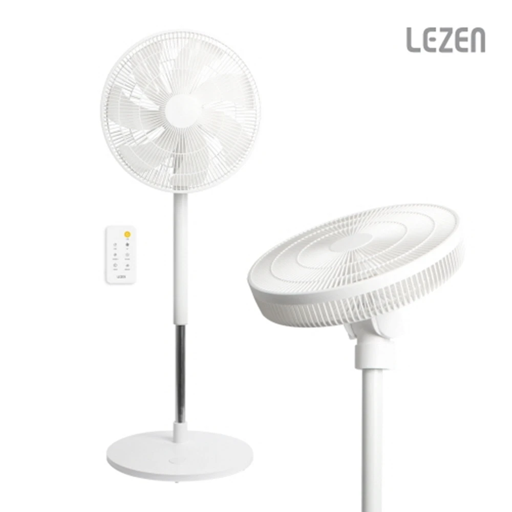 Lezen 16-Inch Fan Circulator with Remote Control, 3D Oscillation, 7 Blades, LZDF-BT600, Air Circulation, Studio, Apartment, Home, Living Room