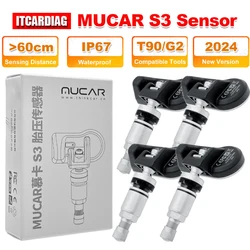 MUCAR S3 Sensor 315/433MHz Car TPMS Tire Pressure Sensor Activator Detector Tool Program Relearn Reset PK THINKCAR T90 S3