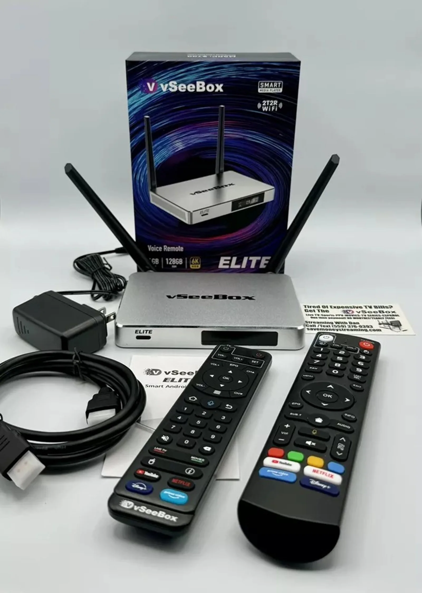 VENTA CALIENTE COMPRE 2 OBTENGA 1 GRATIS VSeeBox Elite 2024 Android 10 TV Box 4GB RAM 128GB ROM, 256 Memoria USB MicroSD 64 (4)