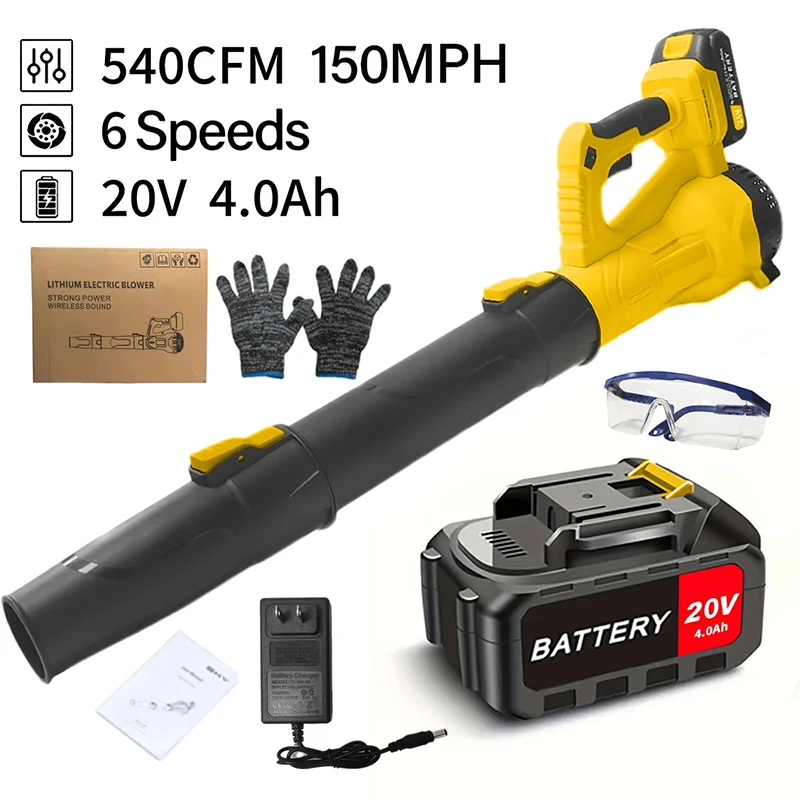 

New High-leaf blower cordless lawn equipment blower used for lawn care, garden cleaning, and pet hair removal