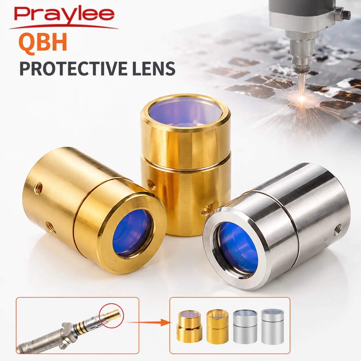raycus-max-original-ipg-output-protective-connector-lens-15kw-3kw-qbh-fiber-laser-source-protection-cap-fiber-optic-crystal
