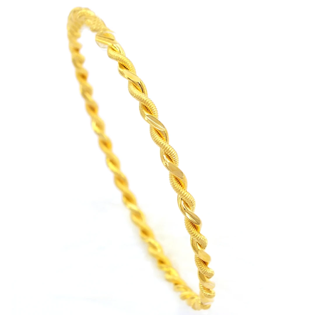 

GoldFashion 3Mm 22 Carat Gold Plated Adana Burmese Bracelet Bangle Adjustable Cuff Vintage Stainless New Design Stylish Wrist Tr