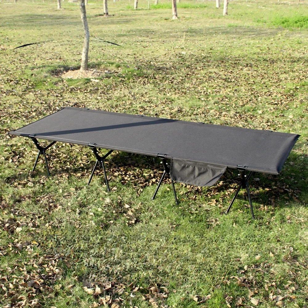 210X80cm 600D Oxford campingbedje, draagbaar opklapbed 210x80cm, 4kg lichtgewicht, eenvoudige installatie voor buiten wandelen - afbeelding 2