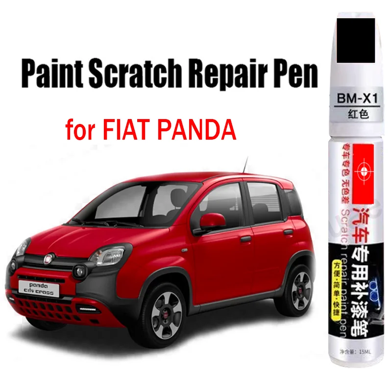 Car Paint Repair Pen for FIAT PANDA Car Touch-Up Paint Pen Scratch Remover Paint Car Accessories Red White Blue Black Grey Green
