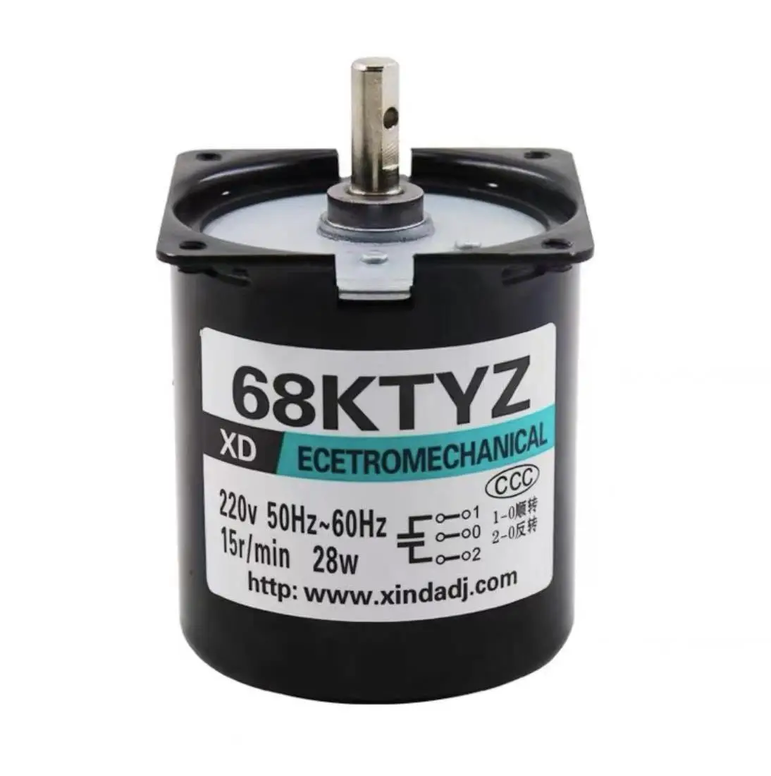 Jucaili 68KTYZ AC motor 220v 60 rpm motor micro slow speed machine  permanent magnet synchronous motor