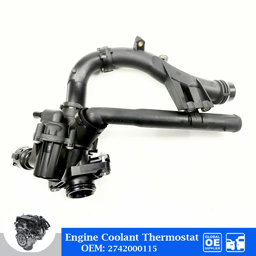 

M274 Engine Coolant Thermostat For Mercedes Benz W205 W212 W213 X253 GLC GLK CLS C200 C300 E200 E300 Car Accessories 2742000115