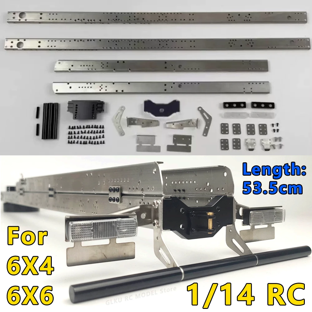 Rc Hobby Grade Truck - 1/14 Scale 6X4 6X6 Metal Stainless