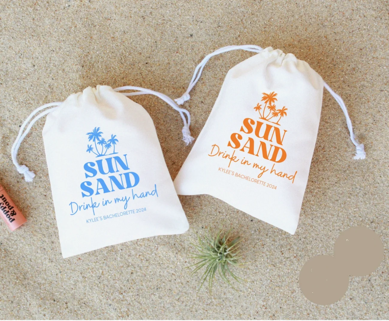 Sun Sand Drink In My Hand - Hangover Kit - Hangover Kit Bag - Bachelorette Bag - Bachelorette Party Bag - Bachelorette Party Fav