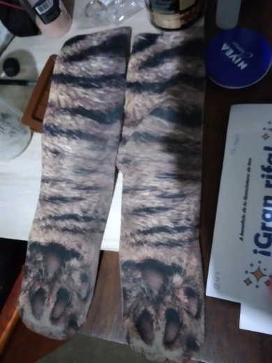 Unisex Adult 3D Print Animal Paw Socks Creative Funny Cat Dog Dinosaur Tiger Paw Socks Novelty Socks Gag Christmas Gifts photo review