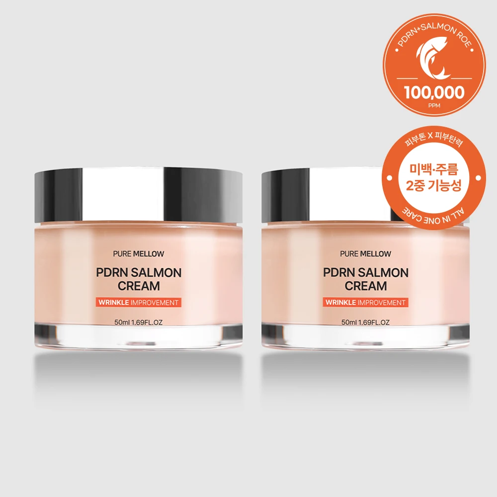 [1 + 1] Pure Mellow PDRN salmon cream 50ml (MTS whitening wrinkle skin cream)