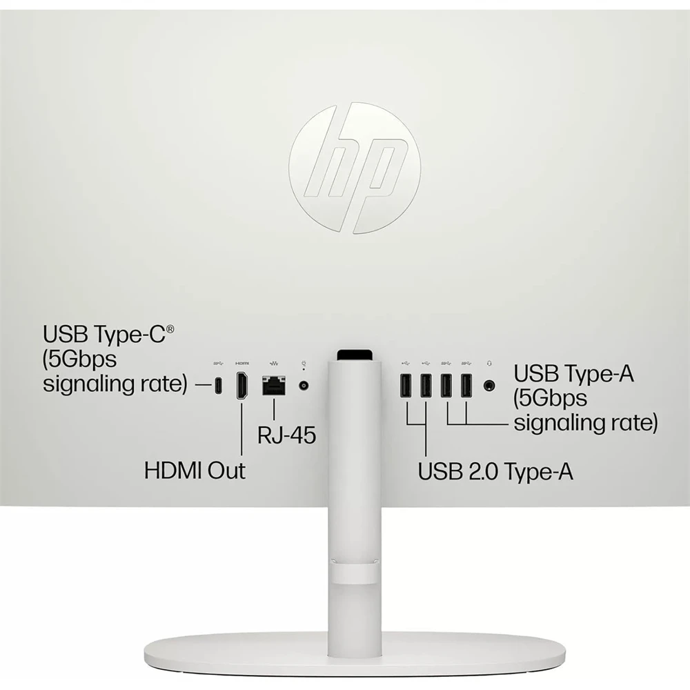 HP-Ordinateur de bureau tout-en-un, écran FHD 21.5 P antireflet, processeur Intel Celeron J4025, jusqu'à 32 Go de RAM, SSD 2 To, 1080 pouces