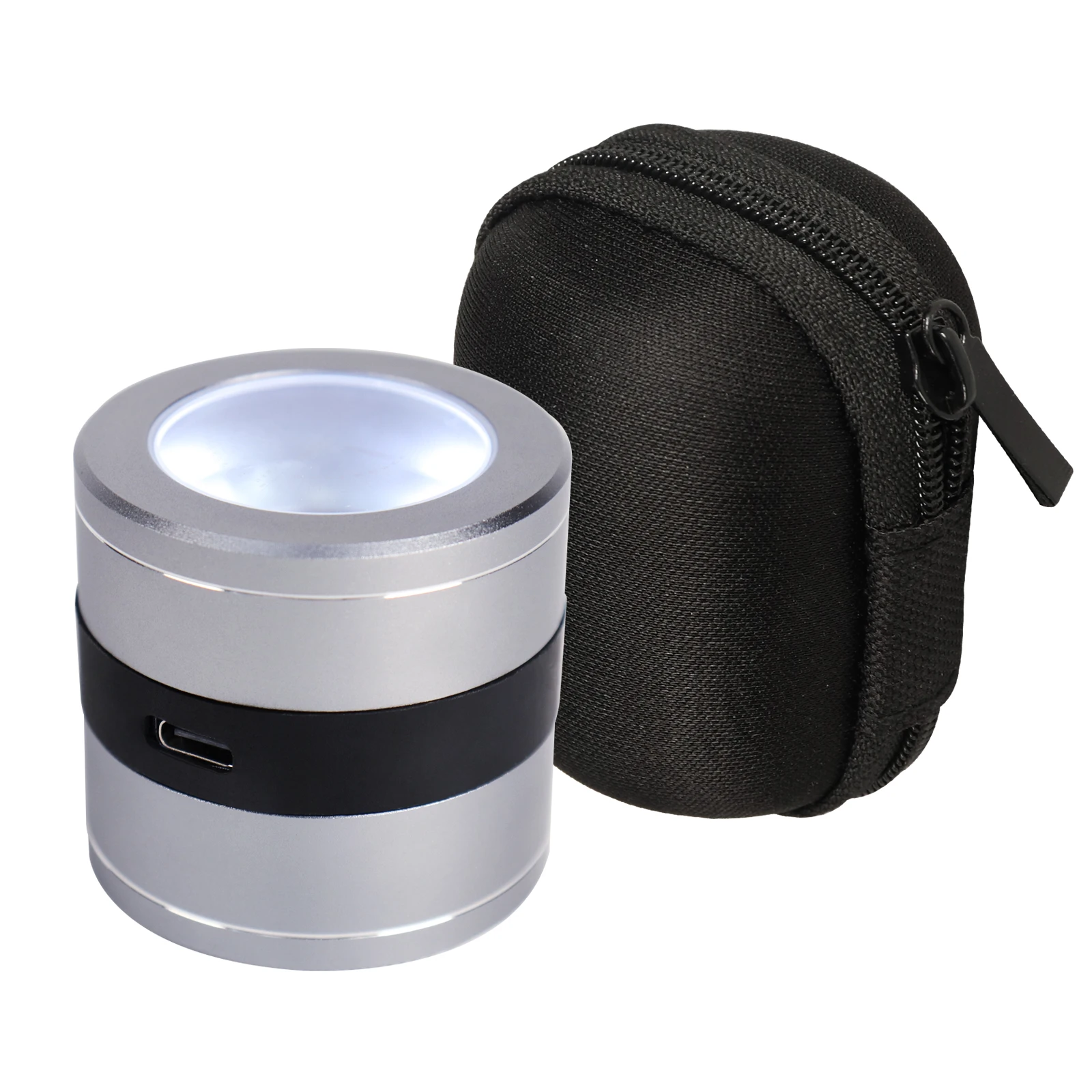 Jóias Lupa Lupa Lente Óptica Recarregável com Luz uv Gemstone Magnifier User-friendly Tool 10x