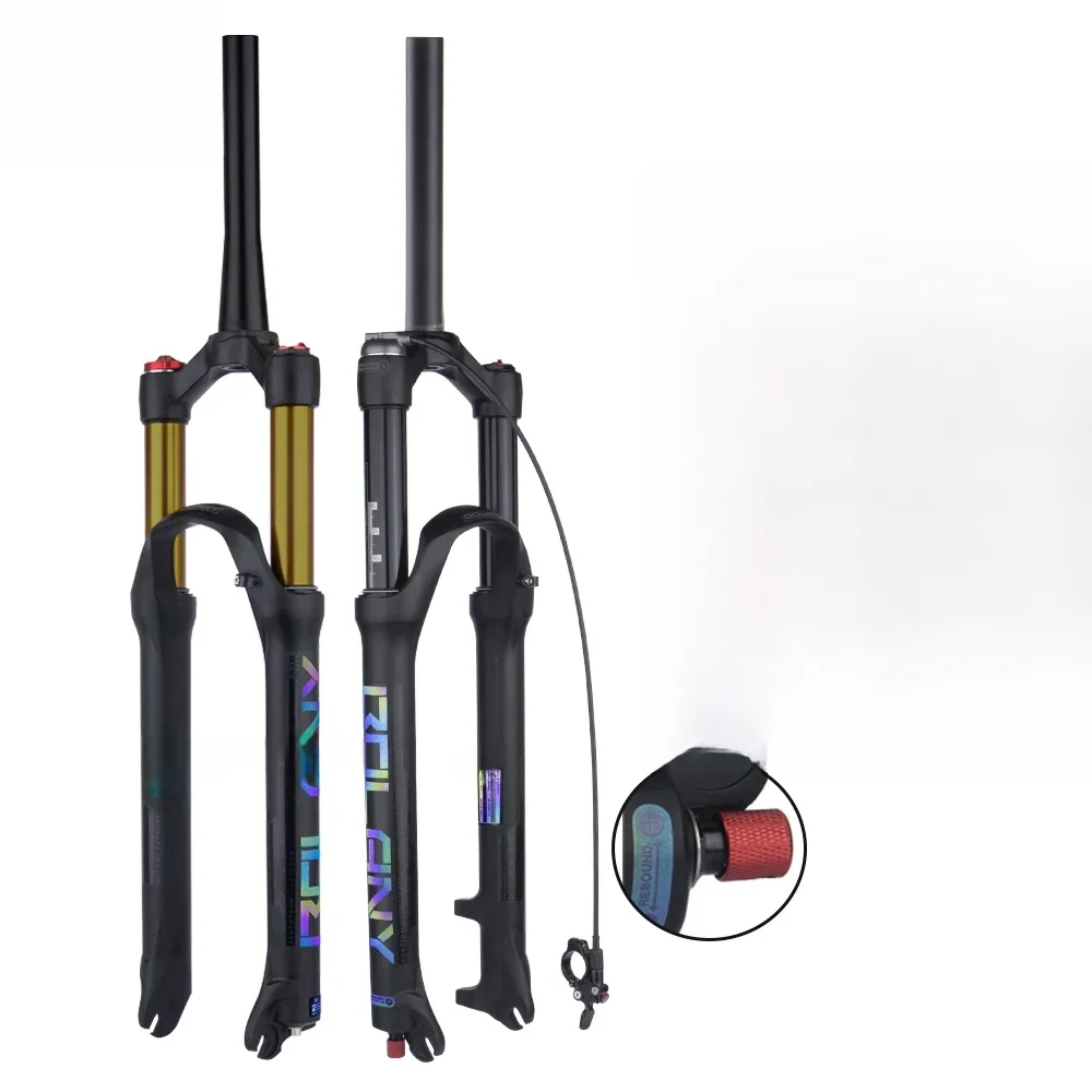 AliExpress UK BOLANY-Suspension Fork for MTB,Magnesium Alloy,Pneumatic Shock Absorber,Straight and Taper