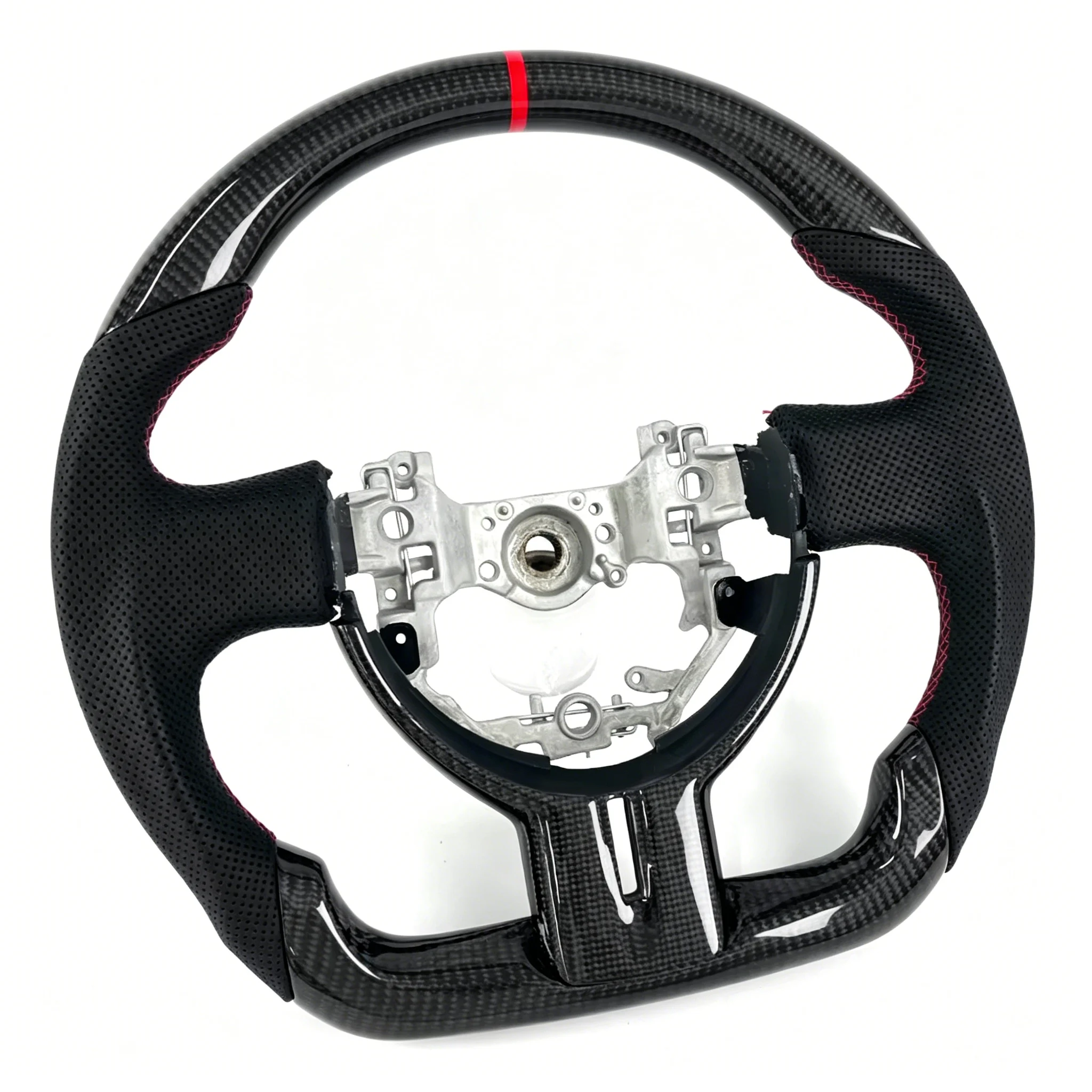 Real Carbon Fiber D-Shape Flat Bottom Steering Wheel For Toyota GT86/ Subaru BRZ 2012-2021 ZN6 Sport Racing Replacement  Wheel