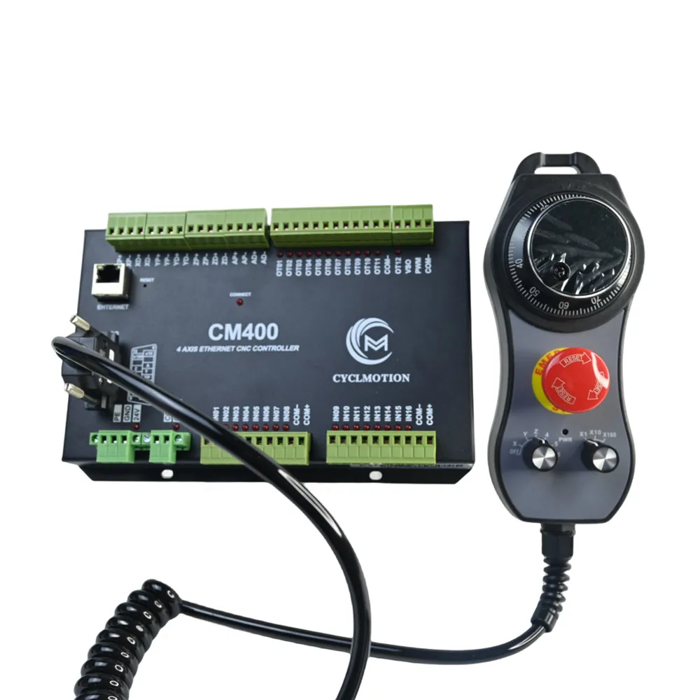 New CNC Engraving Machine Control Board CM400 Supports 4-Axis Linked Interpolation Motion Controller Kit With DDMPG Handwheel