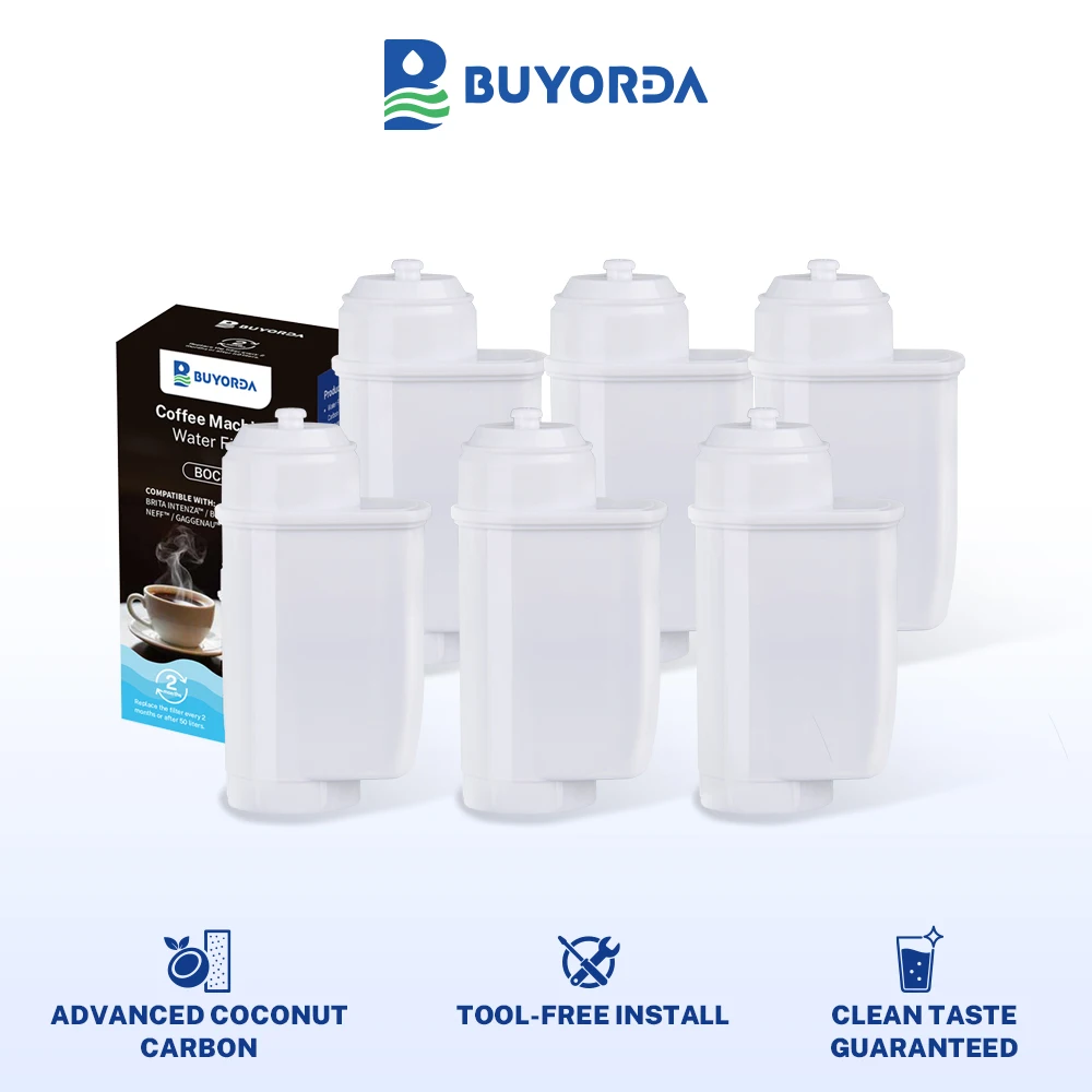 

Buyorda Water Filter Replacement Compatible With for Siemens EQ6 EQ9 TCZ7003 TZ70003 TZ70033 for Bosch for Brita Intenza 6 Pack