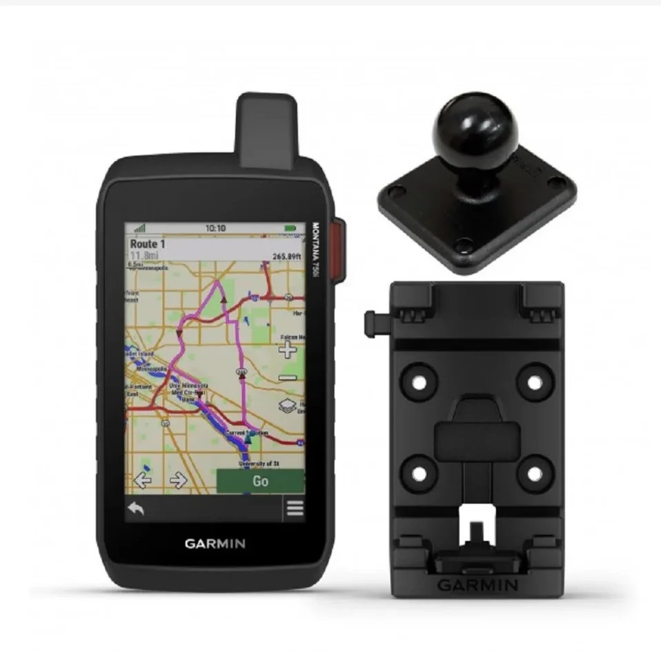 NEW GaRrmin Monta na 750i 700 700i + Mount, Rugged GPS Handheld with Built-in inReach Satellite