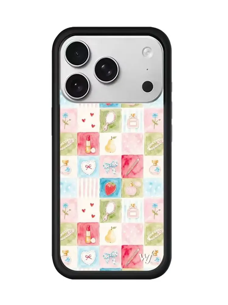 Nowe etui na telefon z motywem dzikich kwiatów, anioła i misia do iPhone 17 Pro Max 11 12 13 14 15 Plus 16 17 Air 16 Pro, 3D WF Cover Kitten Cases — zdjęcie produktu 7