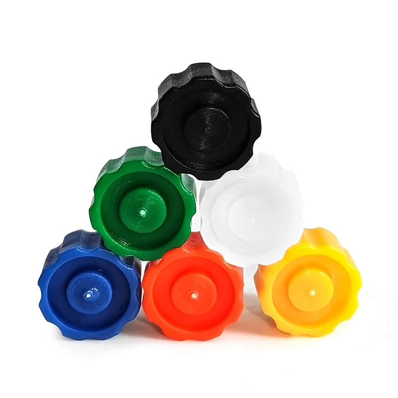 100/200 шт., несколько цветов, клей с замком Люэра, пробка для шприца, винт из полипропилена, заглушка для шприца