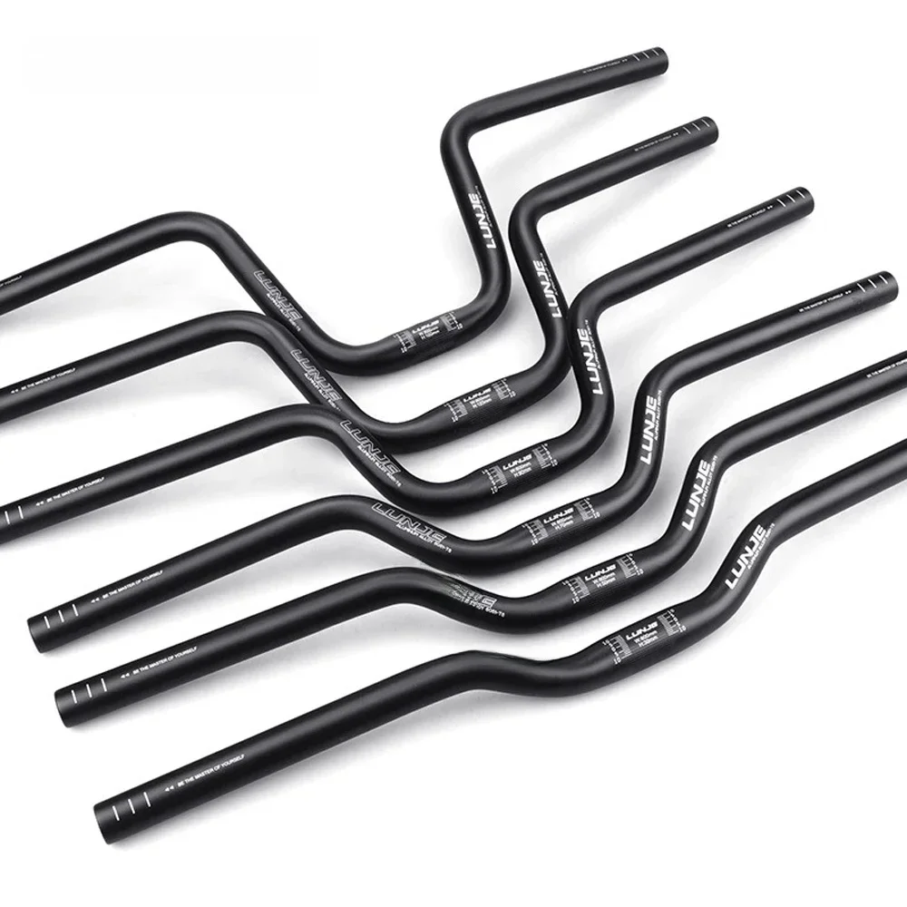 AliExpress NONE LUNJE Folding Swallow Handlebar Aluminum Alloy Handlebar Accessories,25.4x580/600mm Bicycle U-Handlebar/Straight Handlebar