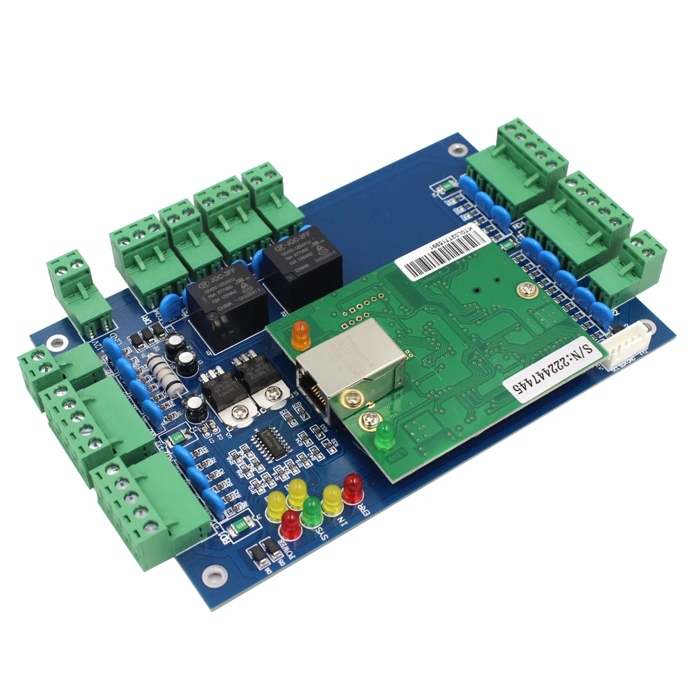 Imagem -03 - Tcp ip Network Access Control Board Portas os Dados Podem Ser Transstained Conectar com Qualquer Wiegand 26 a 37 Output Reader