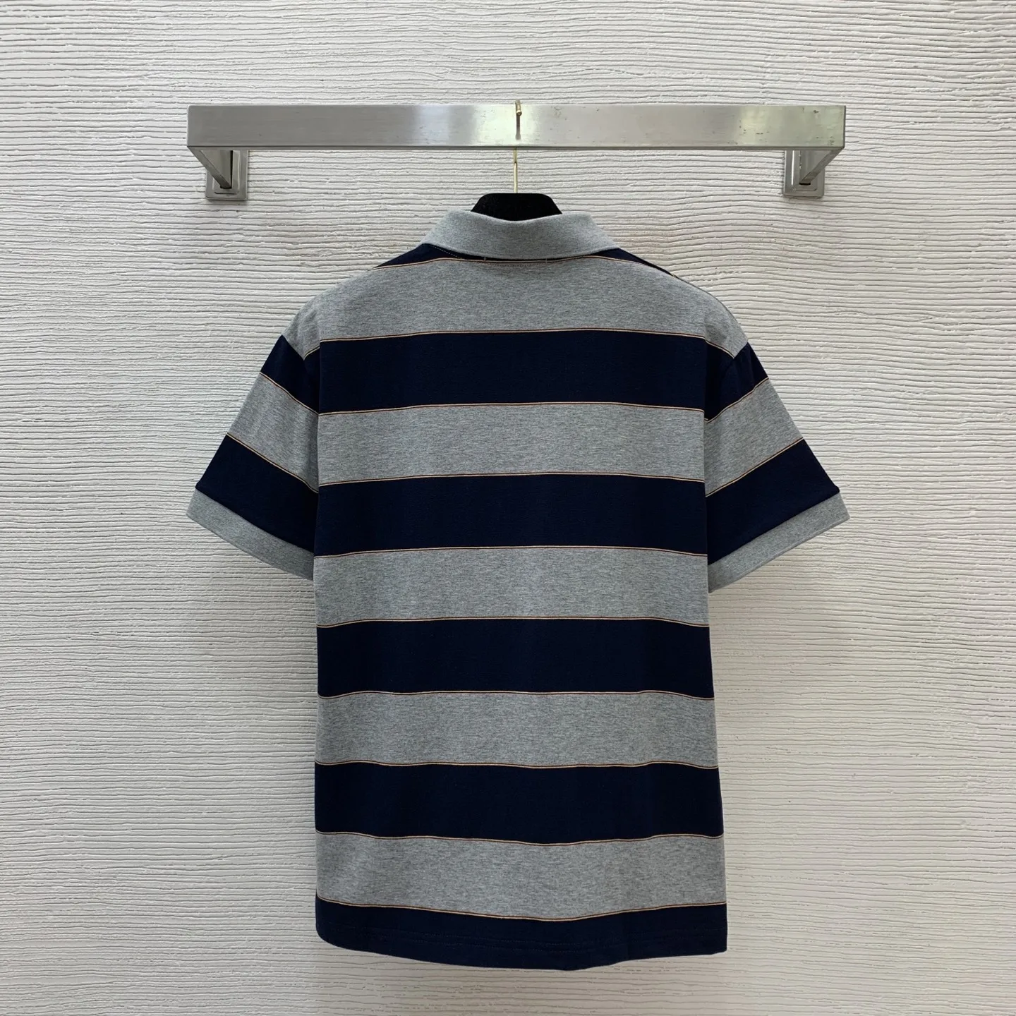

2026 Women Clothes New Early Spring Wear Striped Fashion Versatile Short Sleeve PoloT Shirt Material Comfortable