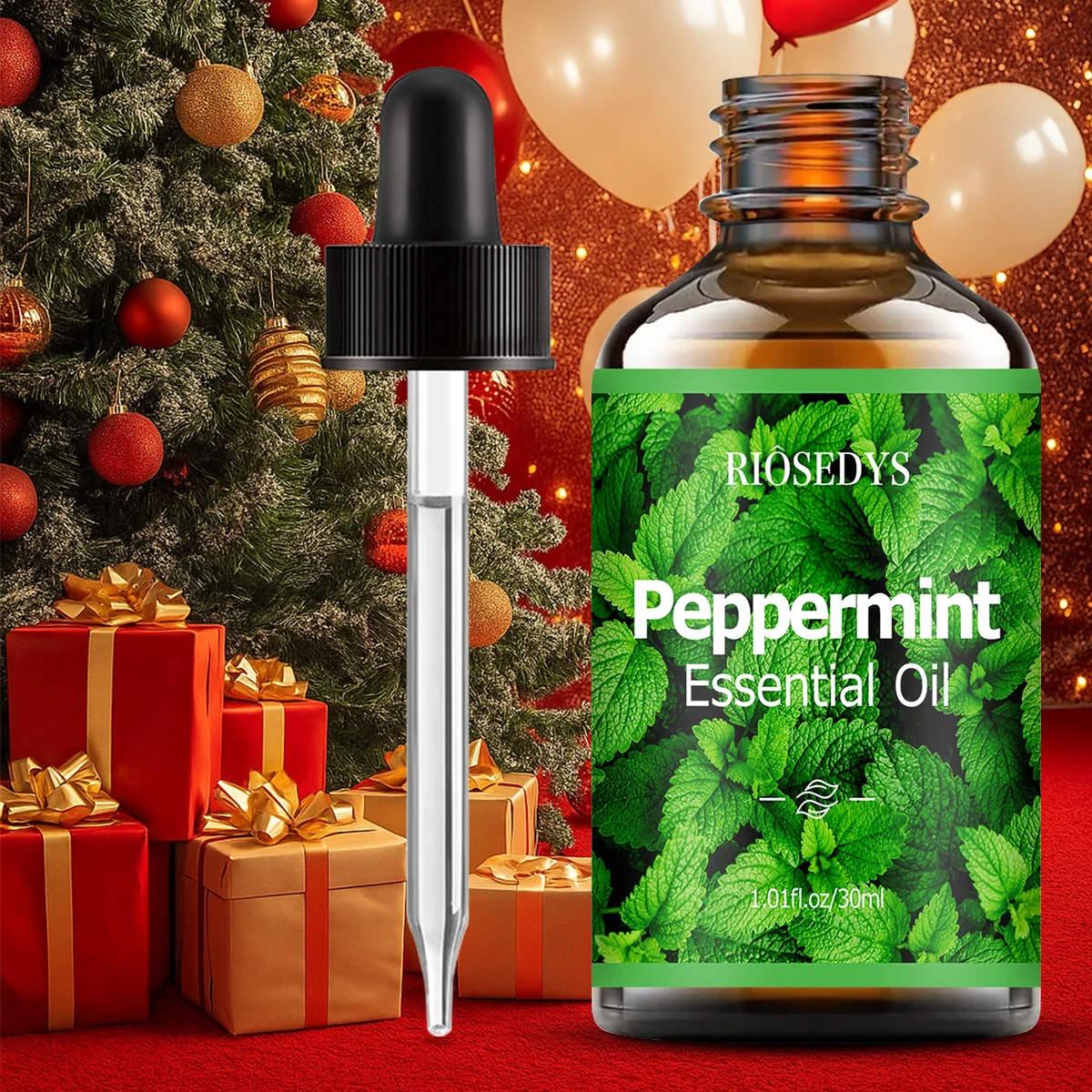 PEPPERMINT Ätherisches Öl, Kühlendes Minz-Duftöl für Diffusoren, DIY-Bastelarbeiten & Aromatherapie, Frisches, Kräftiges Aroma – Detail 7